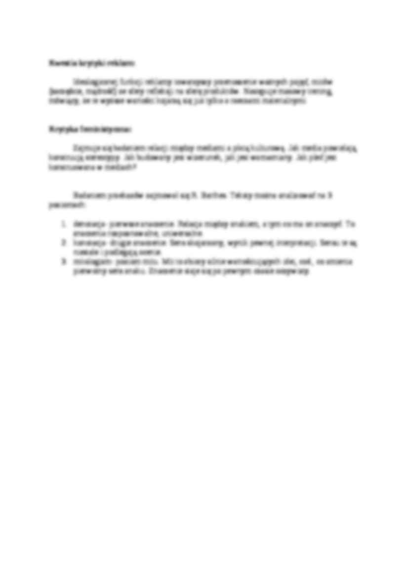 Podstawowe pojęcia związane z metodami badań medioznawczych-opracowanie - strona 2