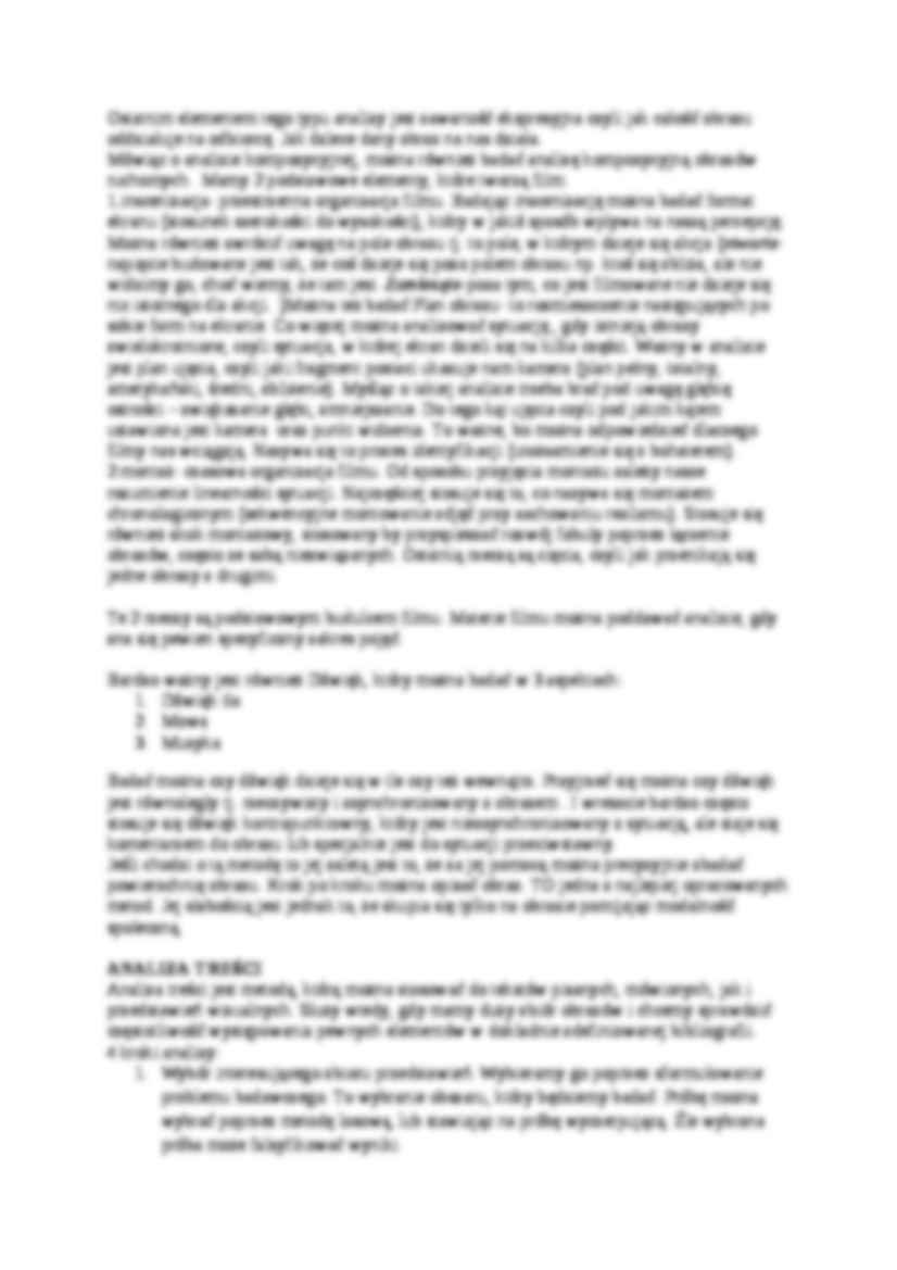 Techniki i metody analizy obrazu nieruchomego i ruchomego-opracowanie - strona 2