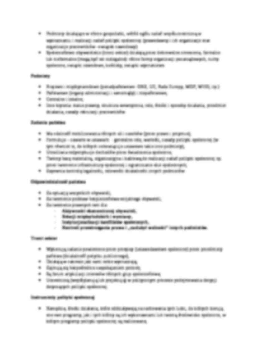 Szczegółowe polityki społeczne-opracowanie - strona 3