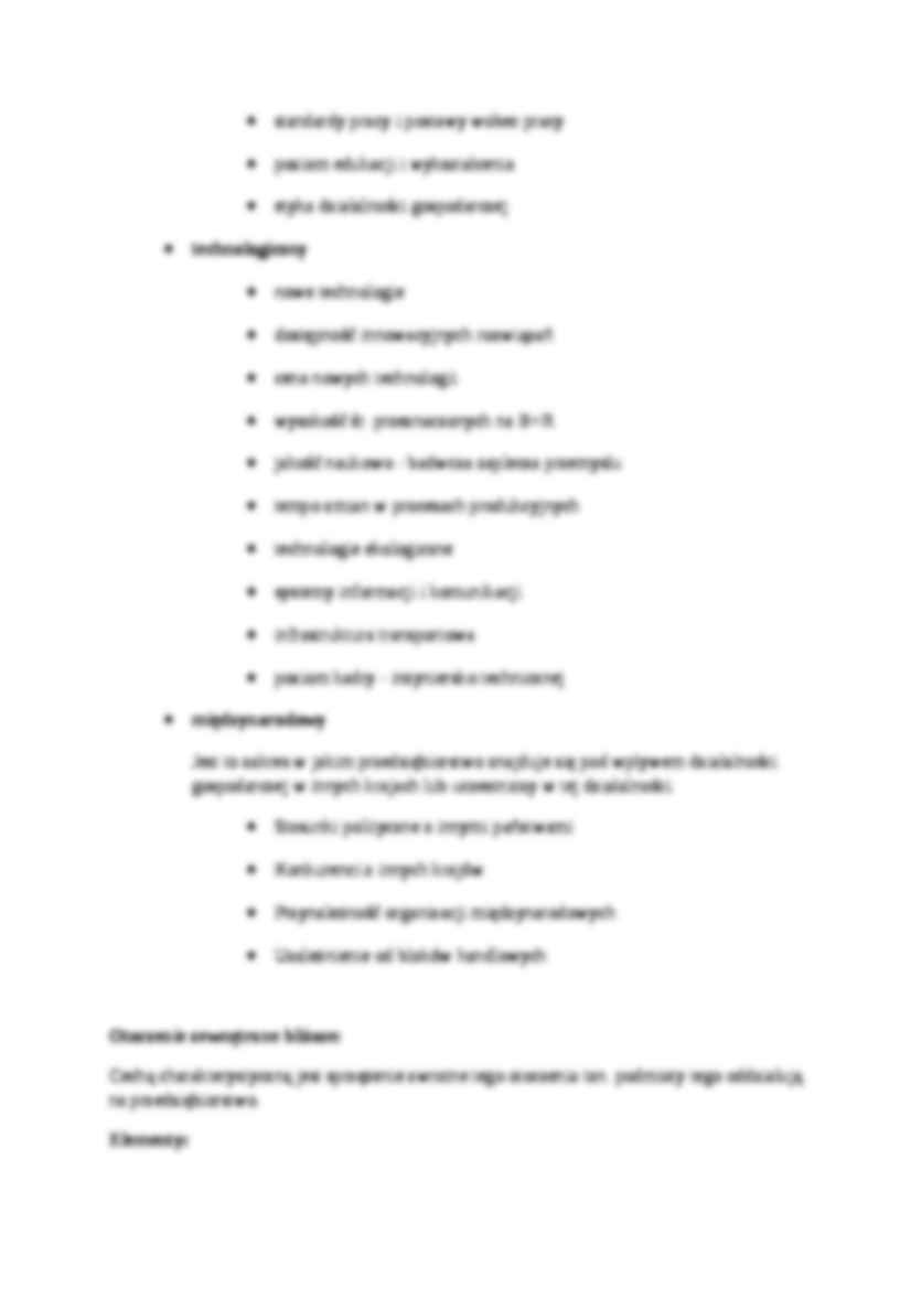 Otoczenie przedsiębiorstwa zorientowanego marketingowo-opracowanie - strona 3