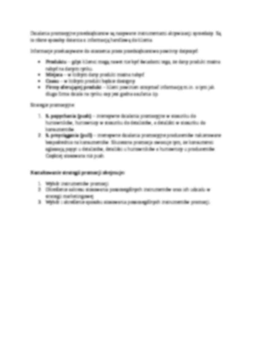 Promocja jako instrument komunikacji marketingowej-opracowanie - strona 2