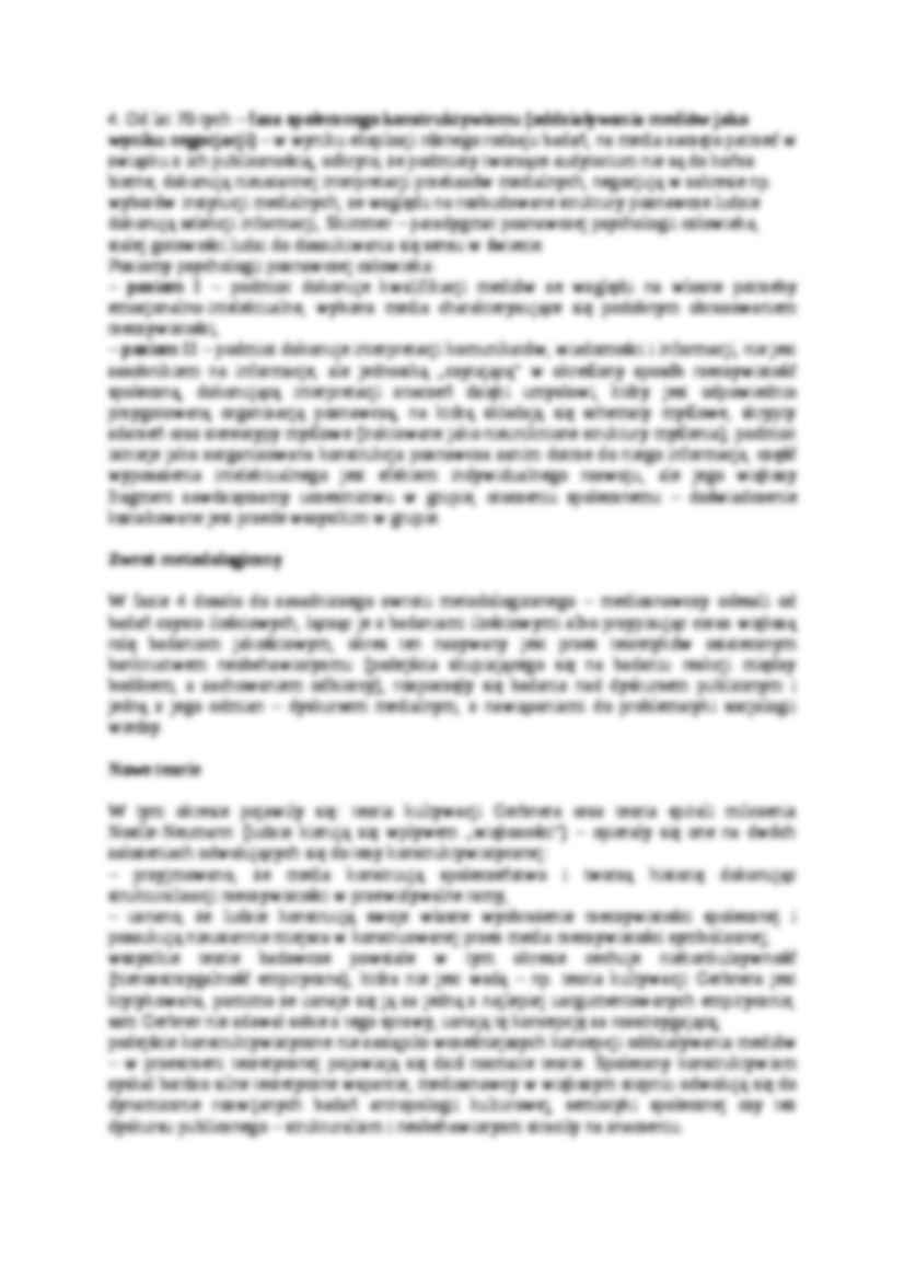 Historia naturalna w teorii mediów-opracowanie - strona 2