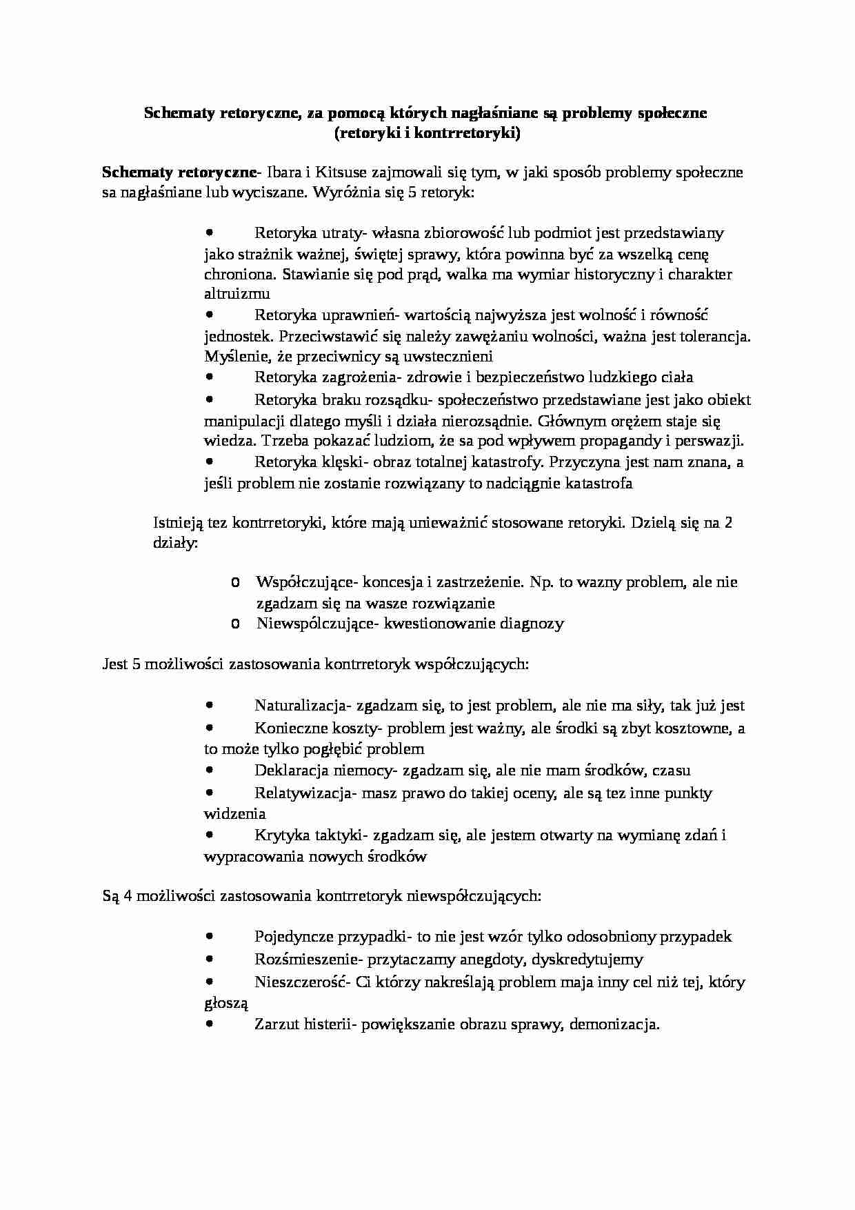 Schematy retoryczne-opracowanie - strona 1
