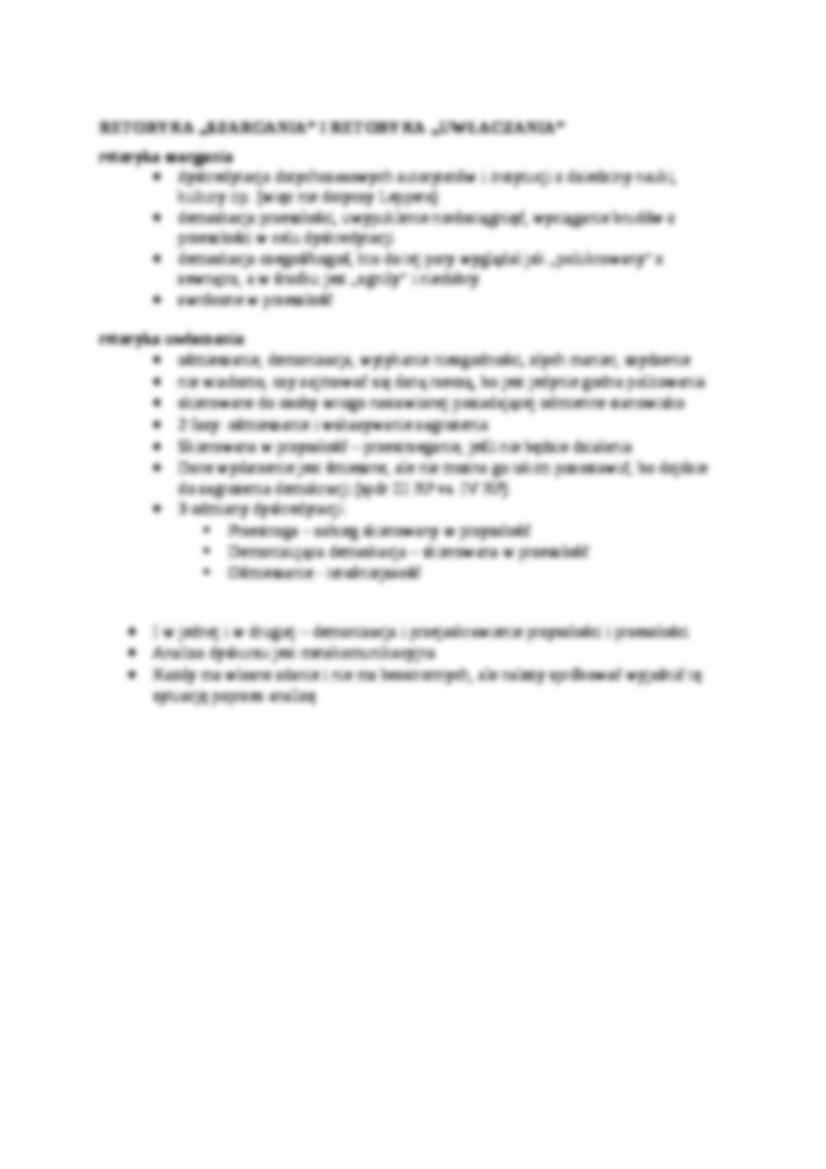 Schematy retoryczne-opracowanie - Kontrretoryki  - strona 2