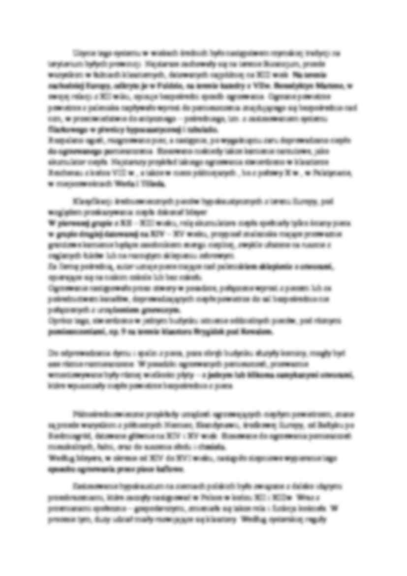 Średniowieczne piece typu hypocaustum-opracowanie - strona 2