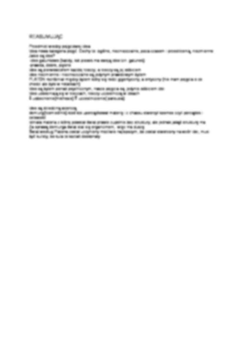 Wykład - platońska teoria idei - strona 2