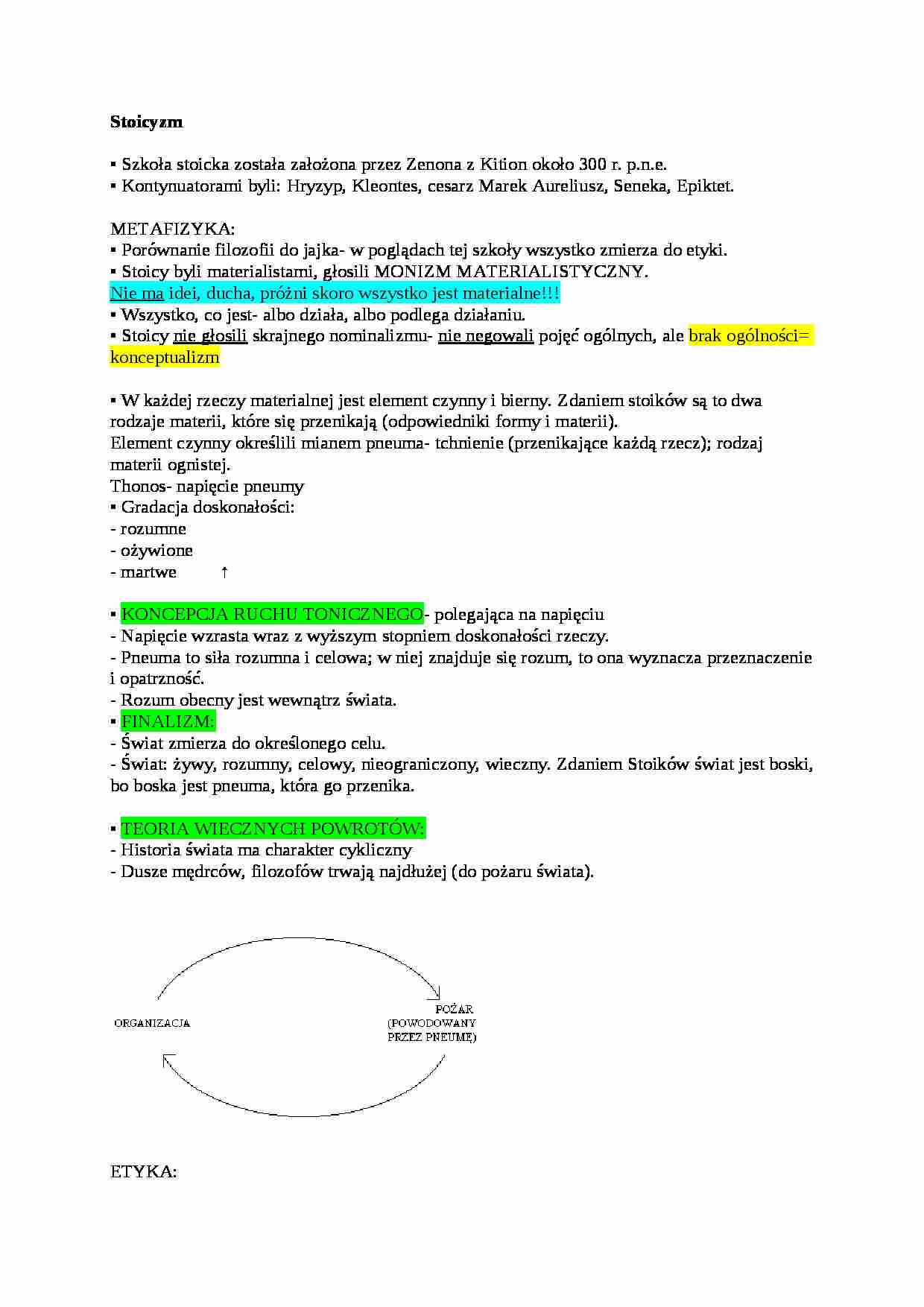 wykład - Stoicyzm - strona 1
