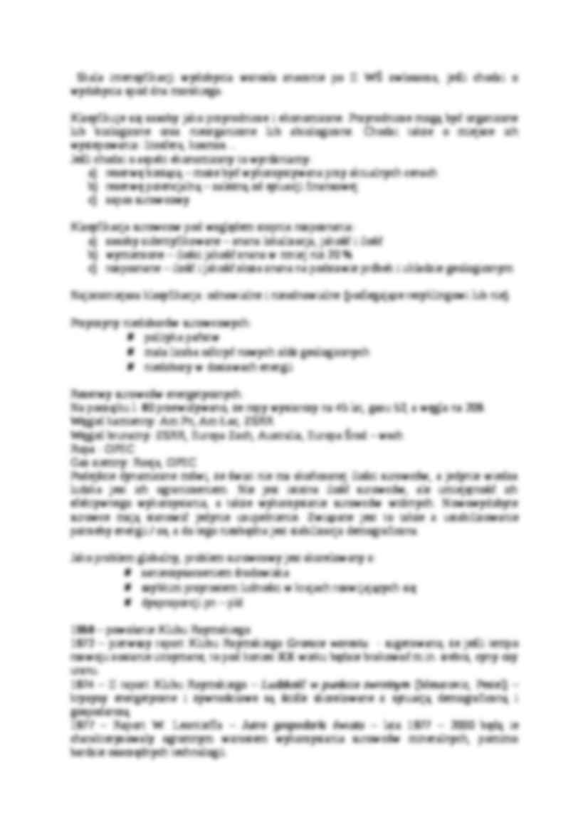 Wykład - Problem surowcowo - energetyczny - strona 2