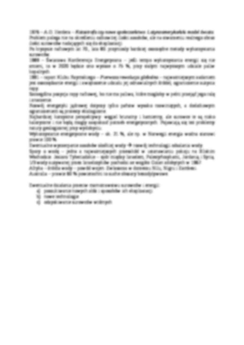 Wykład - Problem surowcowo - energetyczny - strona 3