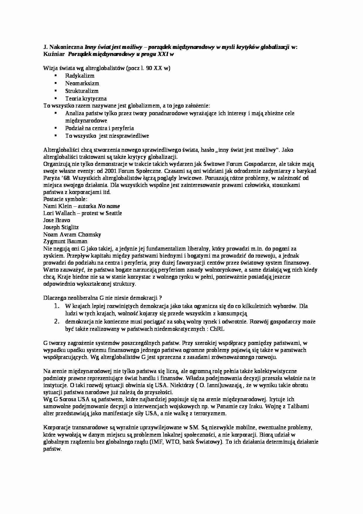 wykład - wizje świata - strona 1