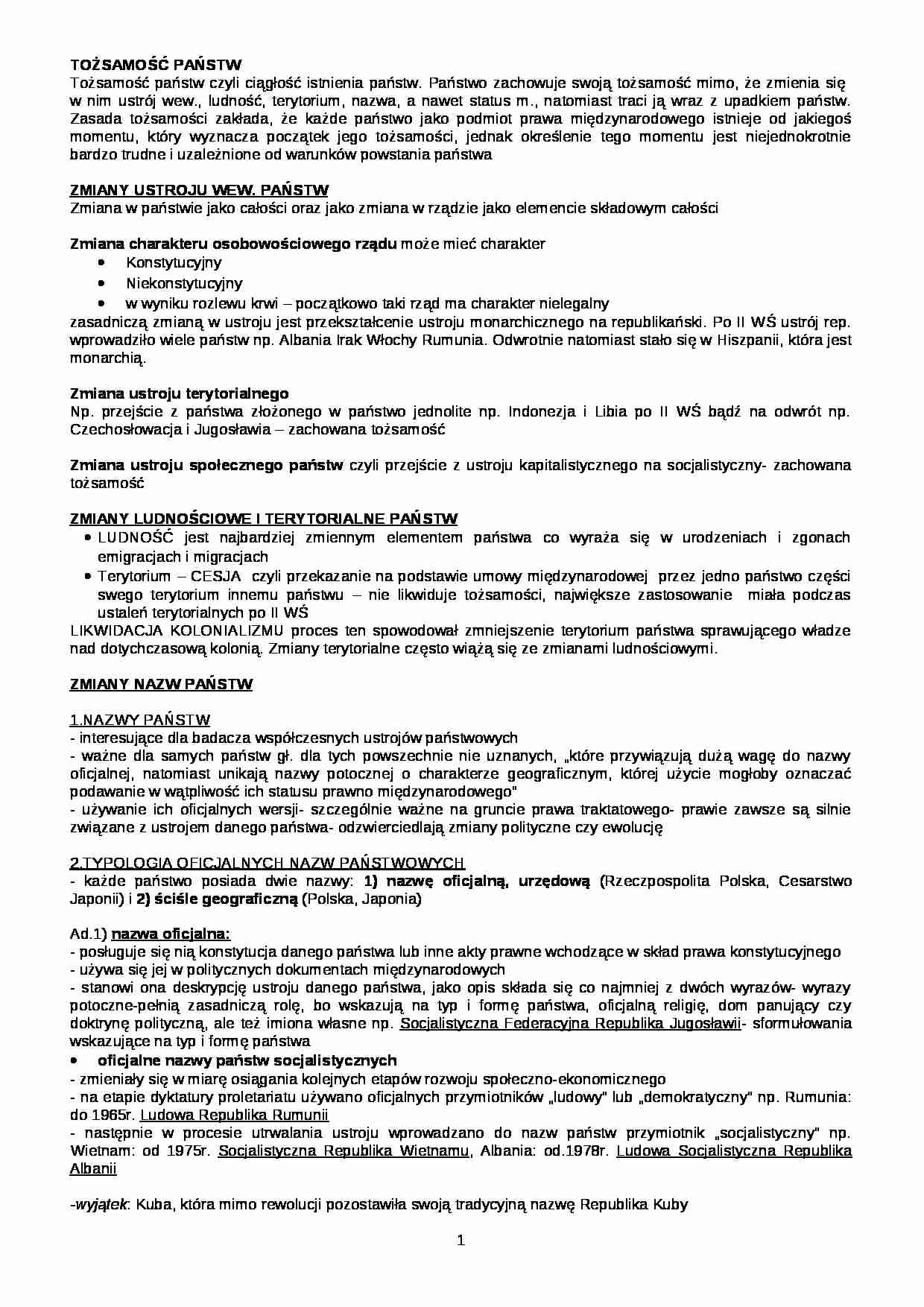 Wykład - tożsamość państw - strona 1