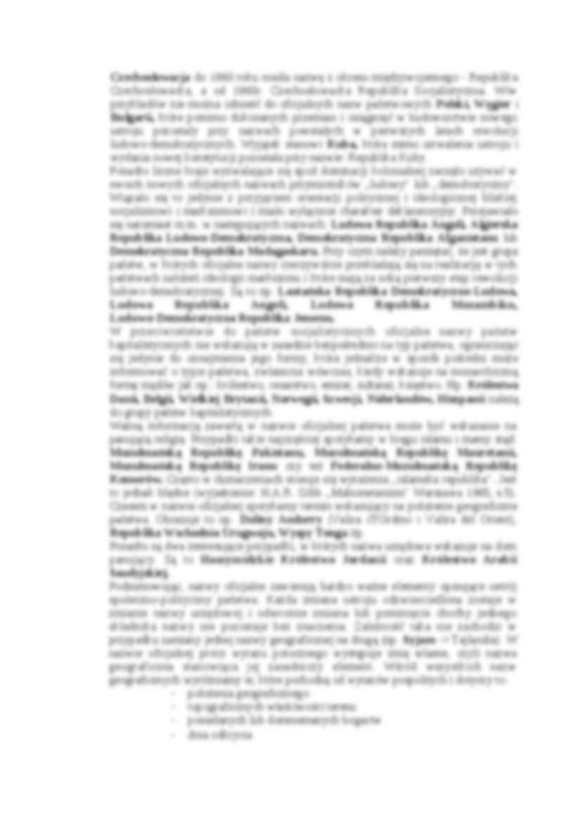 wykład - nazwy państw współczesnych - strona 2