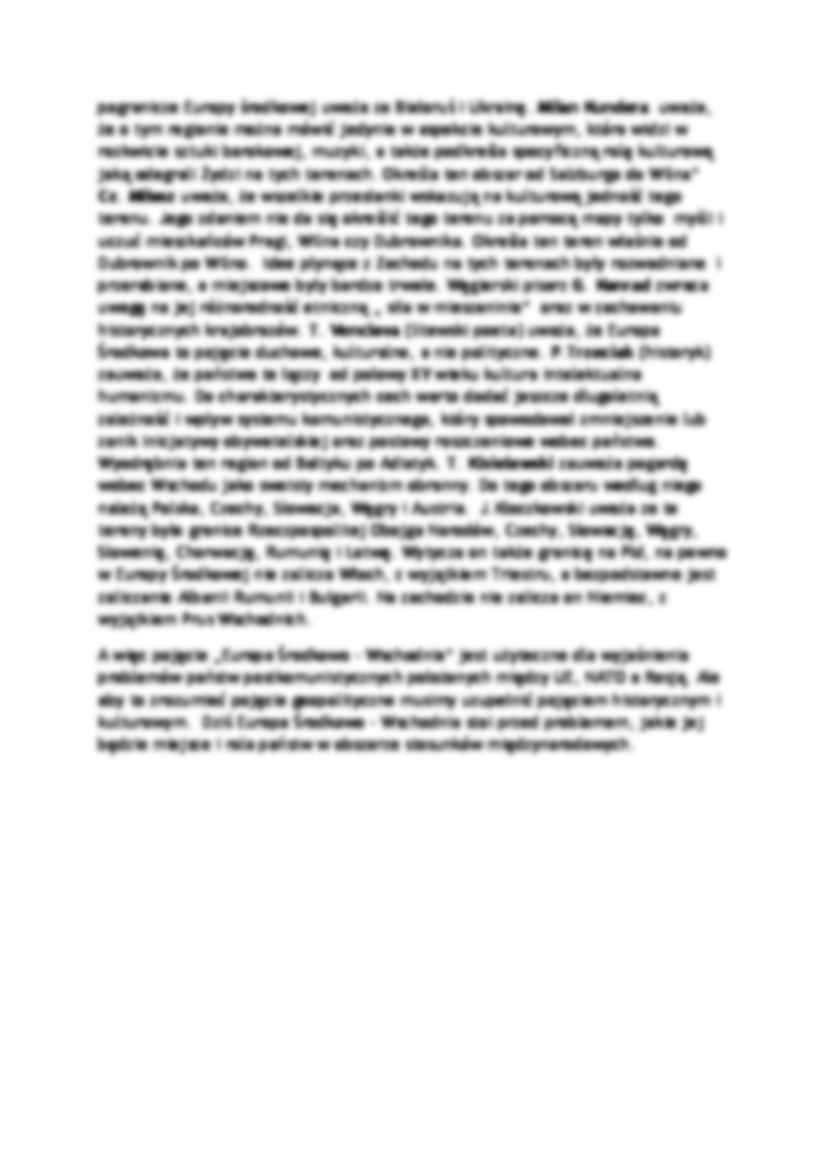 Referat - Europa Środkowo-wswchodnia - strona 3