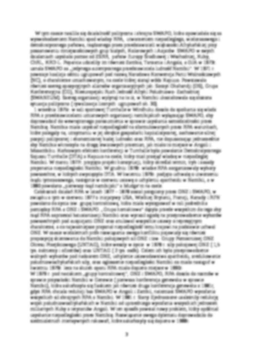 Referat - Niepodległość Namibii - strona 3