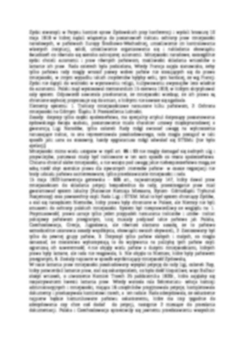 Wykład - Ochrona praw mniejszości narodowych w systemie LN - strona 2