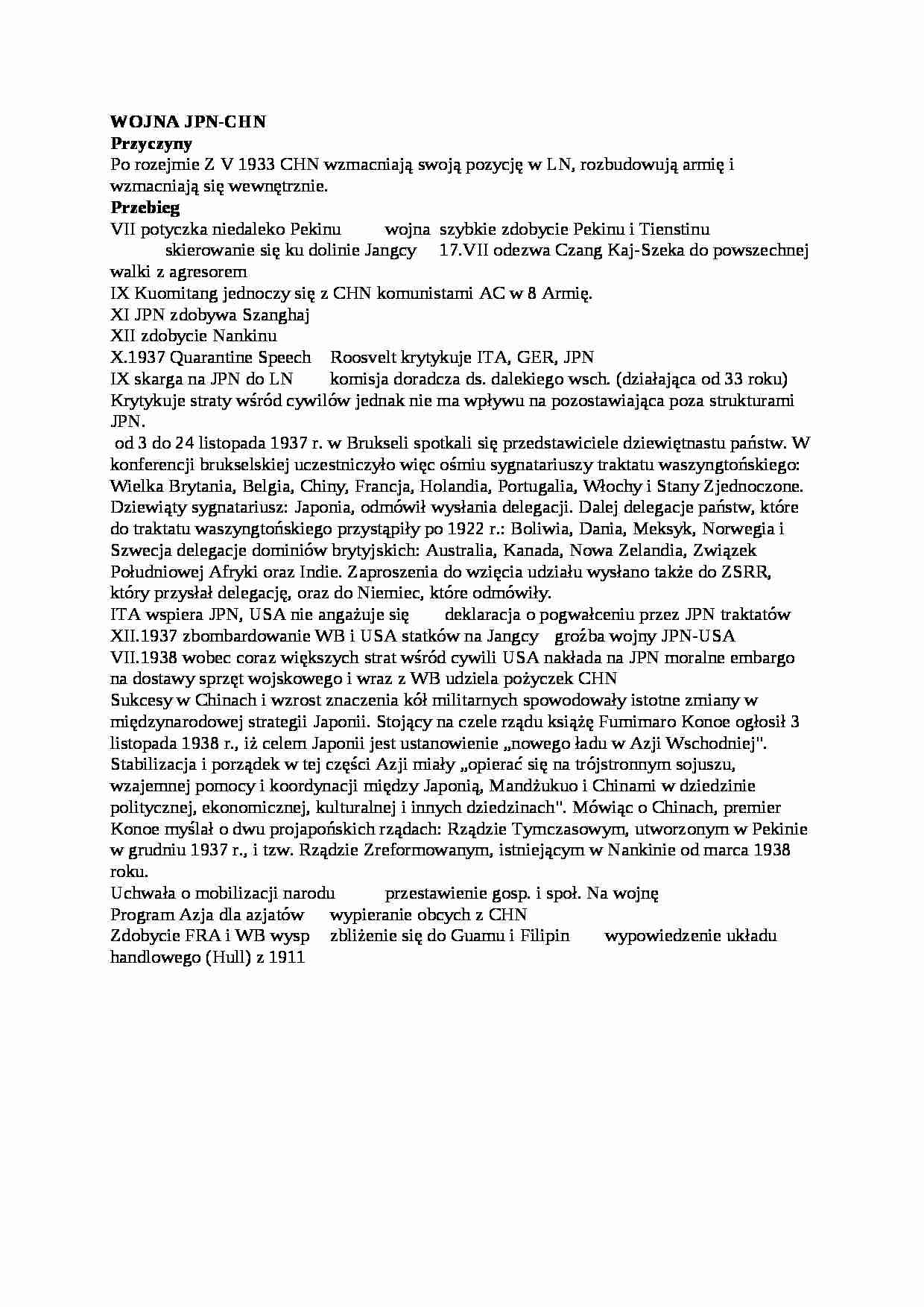 Wykład - wojna Japonia - Chiny - strona 1