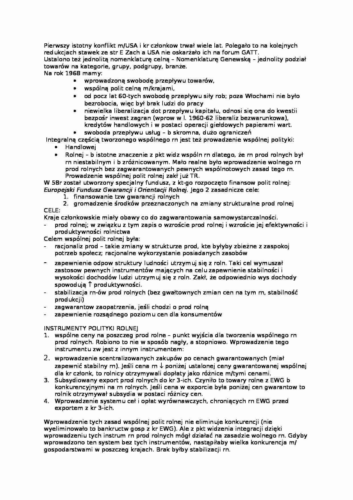 Wykład - Pierwszy istotny konflikt - strona 1