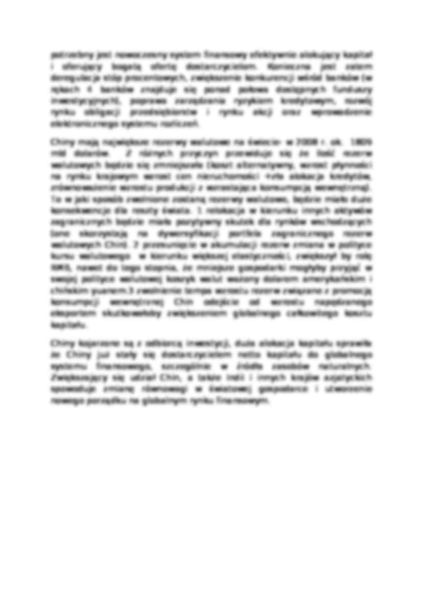 Wykład - akumulacja kapitału w Chinach - strona 2