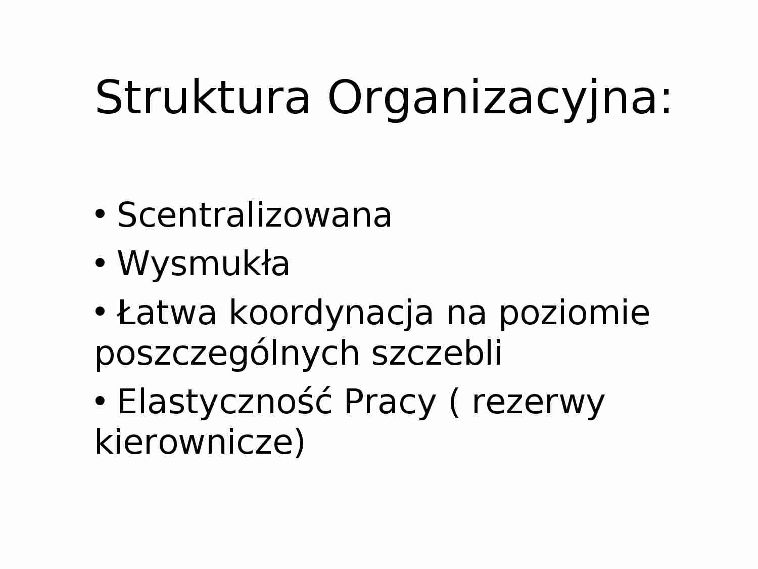 Wykład - Struktura Organizacyjna - strona 1