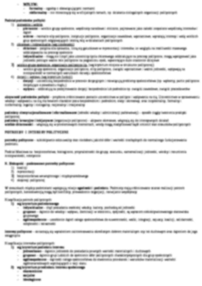 Wykład - znaczenie polityki - strona 2