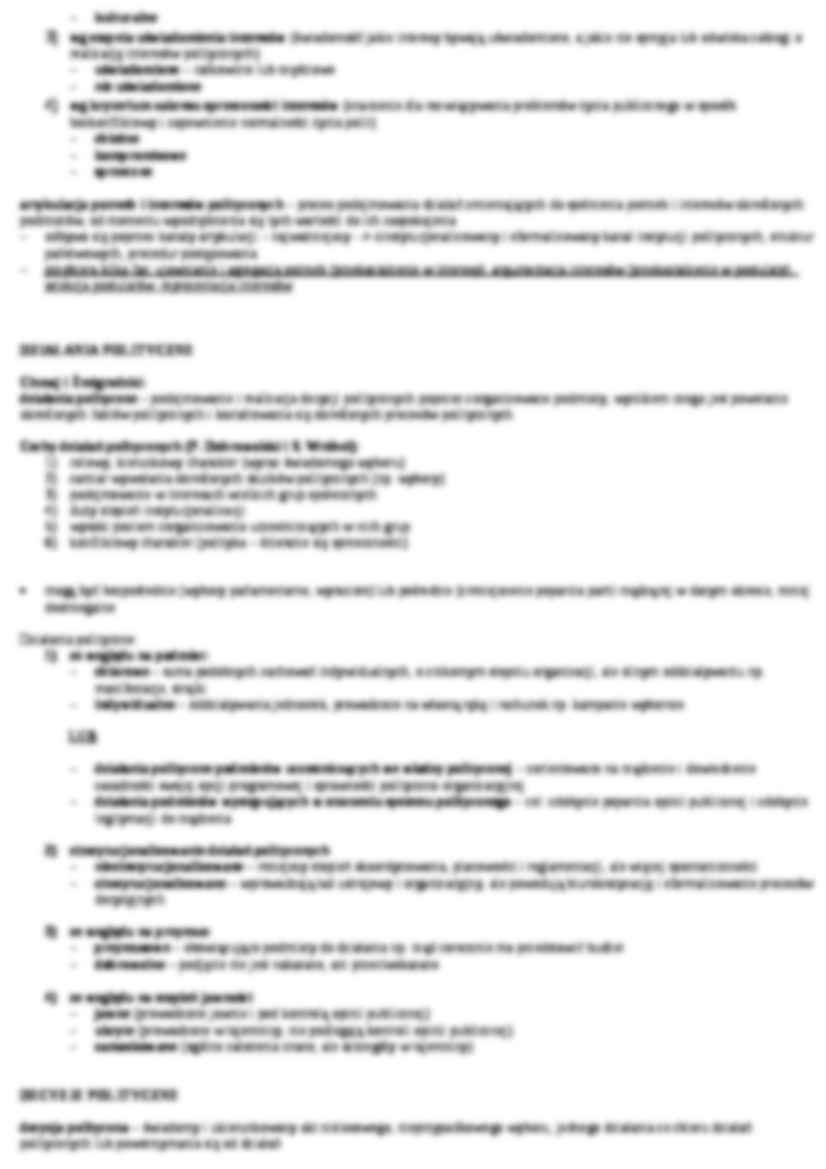 Wykład - znaczenie polityki - strona 3