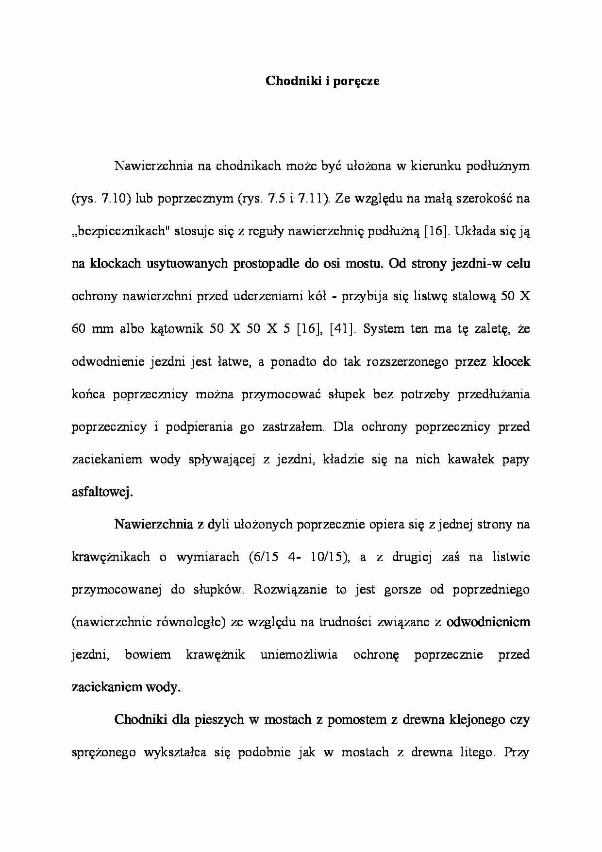 Chodniki i poręcze - wykład - strona 1