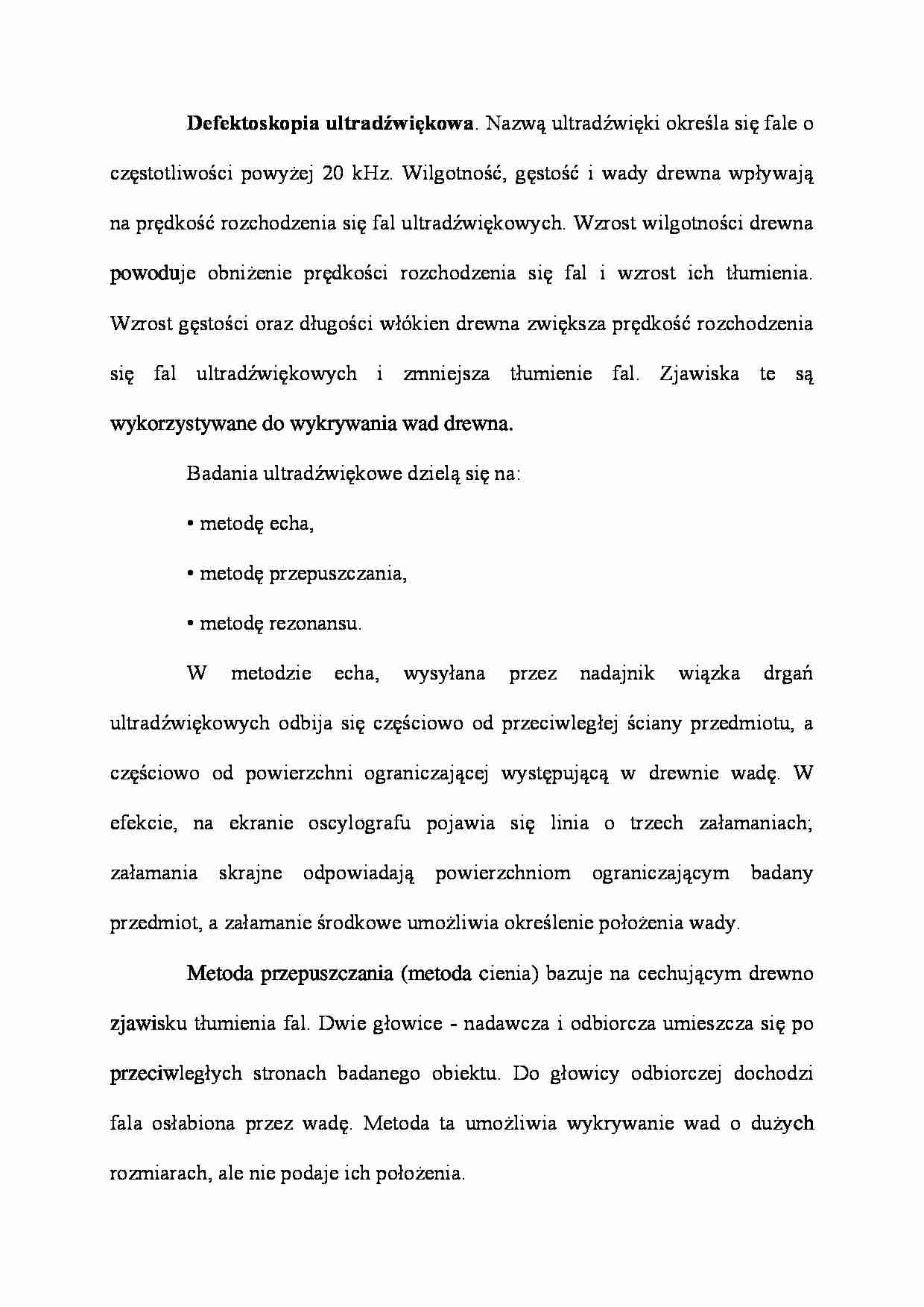 Defektoskopia ultradźwiękowa - wykład - strona 1