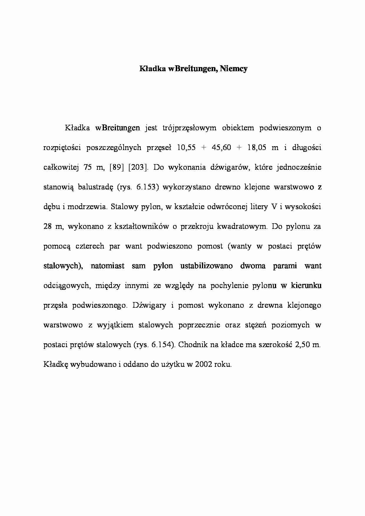 Kładka w Breitungen - wykład - strona 1