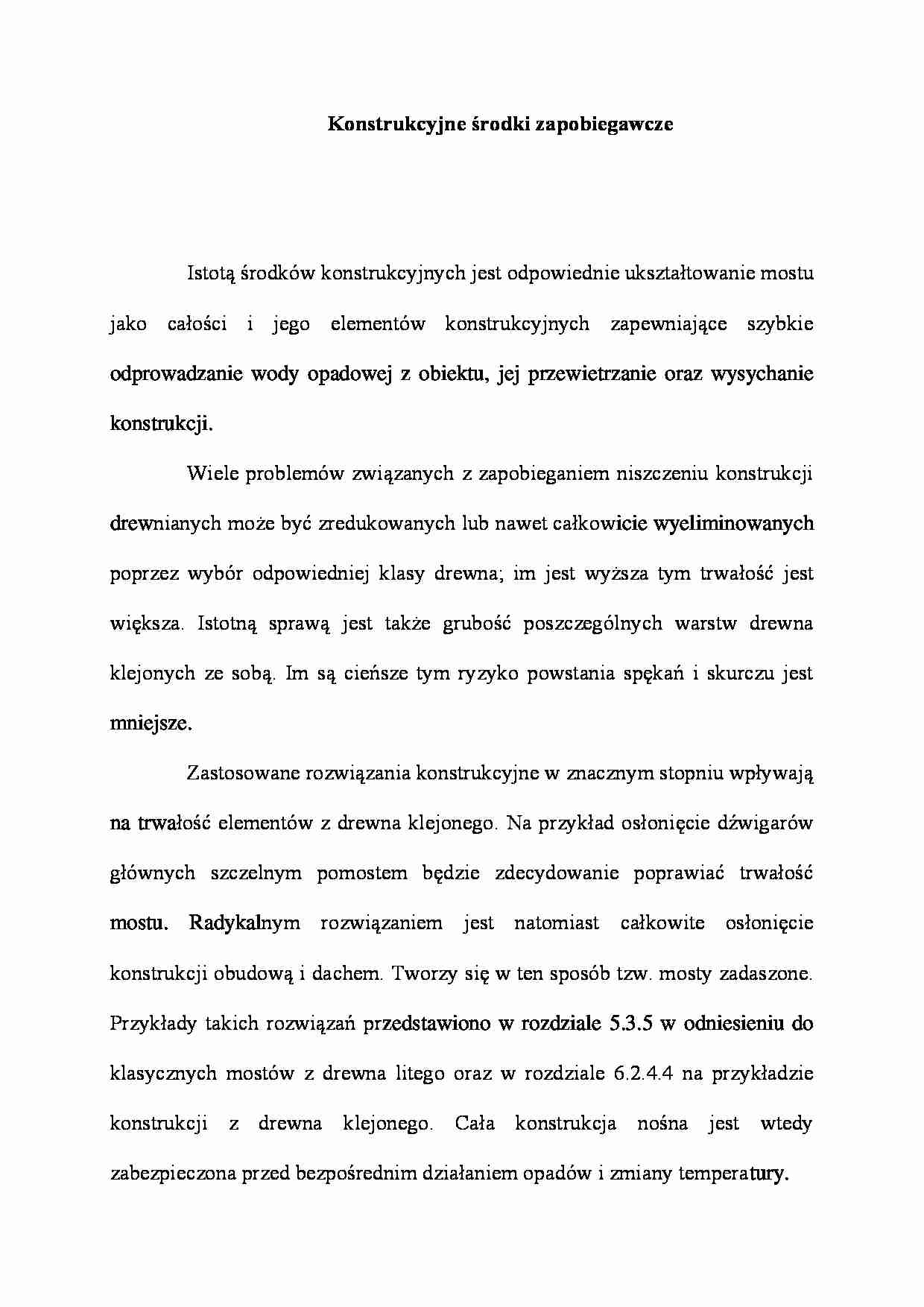 Konstrukcyjne środki zapobiegawcze - wykład - strona 1