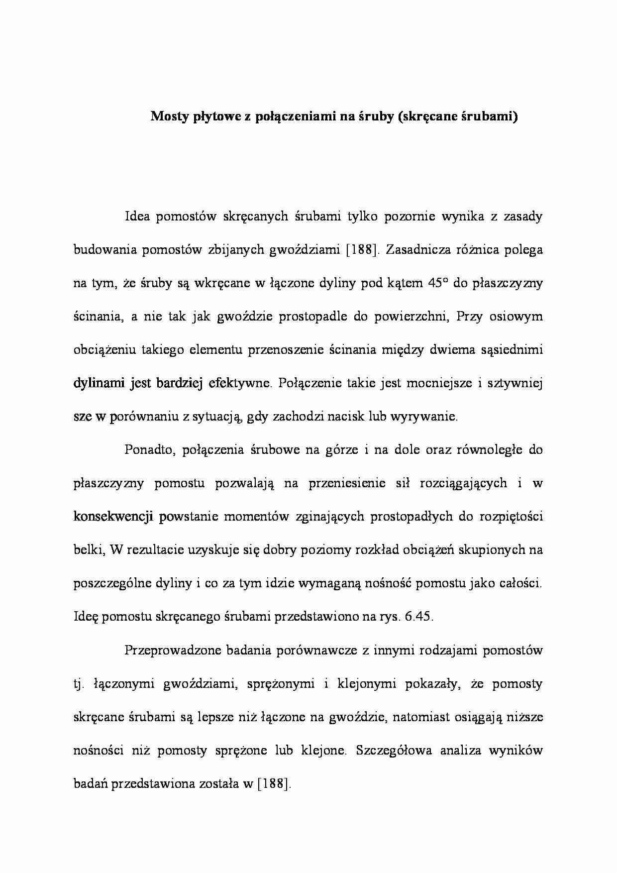 Mosty płytowe z połączeniami na śruby - wykład - strona 1