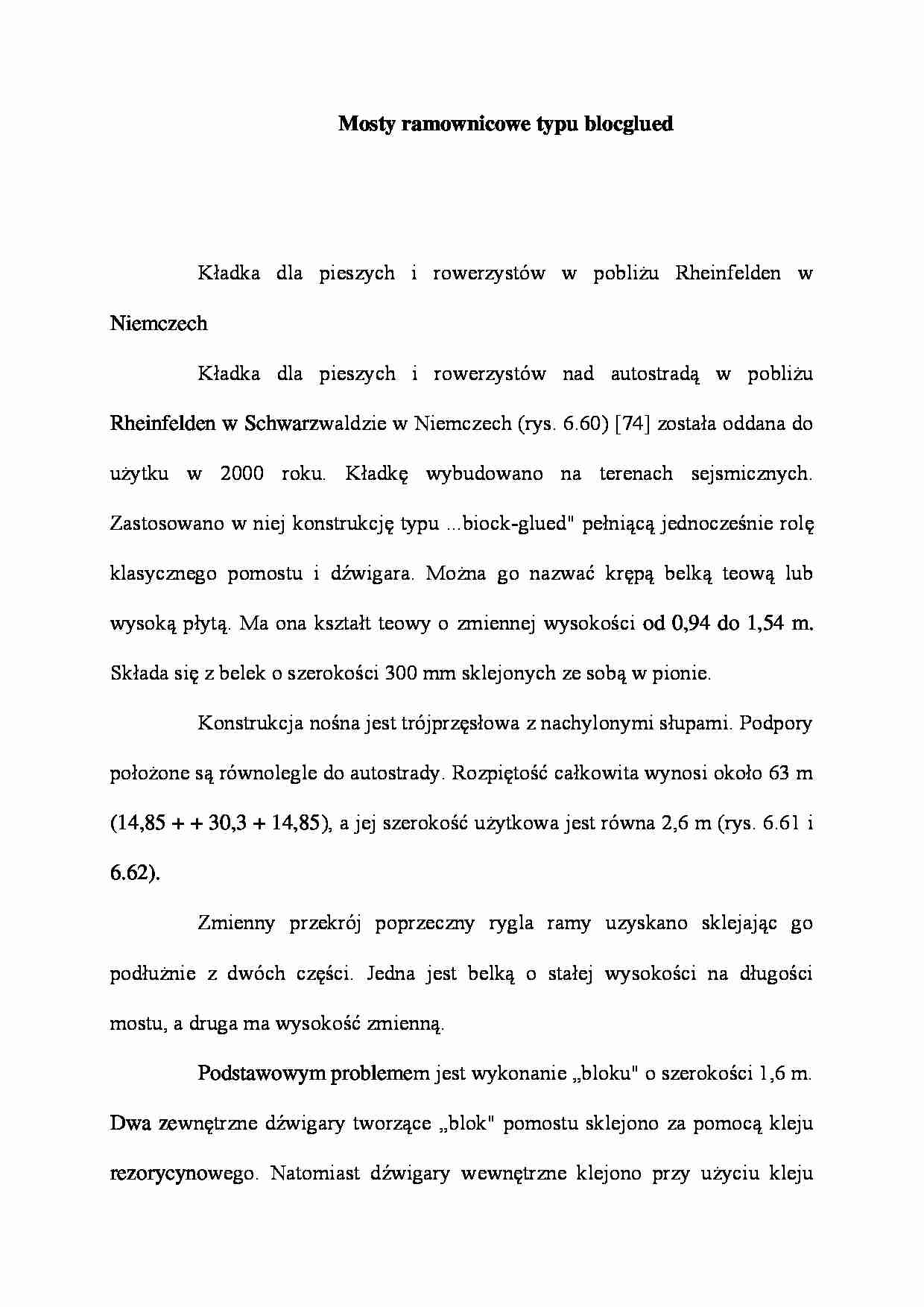 Mosty ramownicowe typu bloc glued - wykład - strona 1