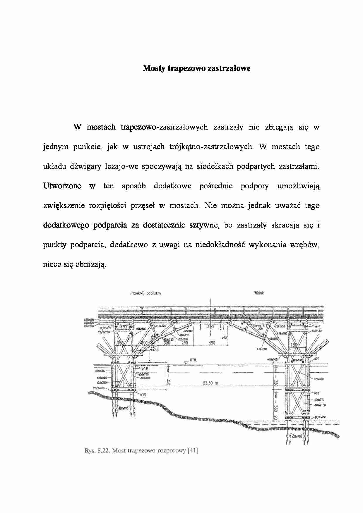 Mosty trapezowo zastrzałowe - wykład - strona 1