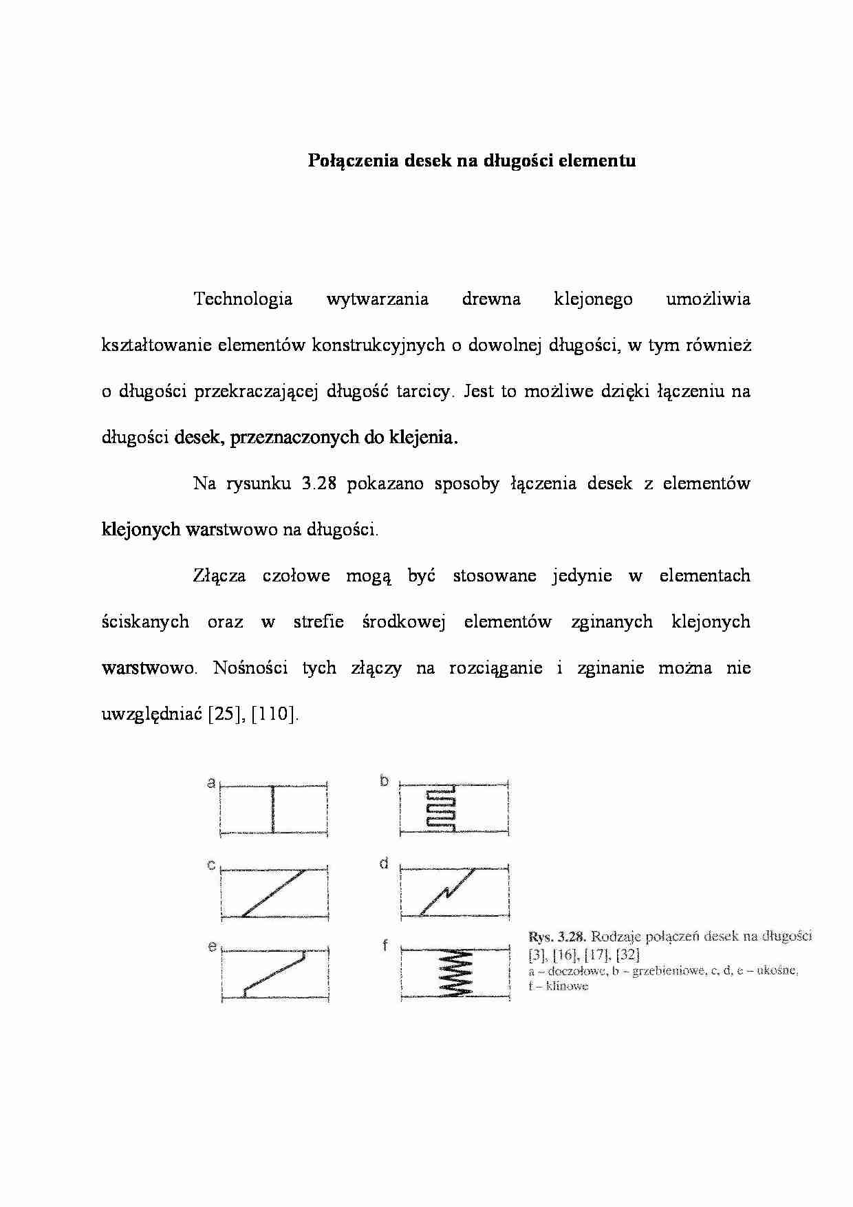 Połączenia desek na długości elementu - wykład - strona 1