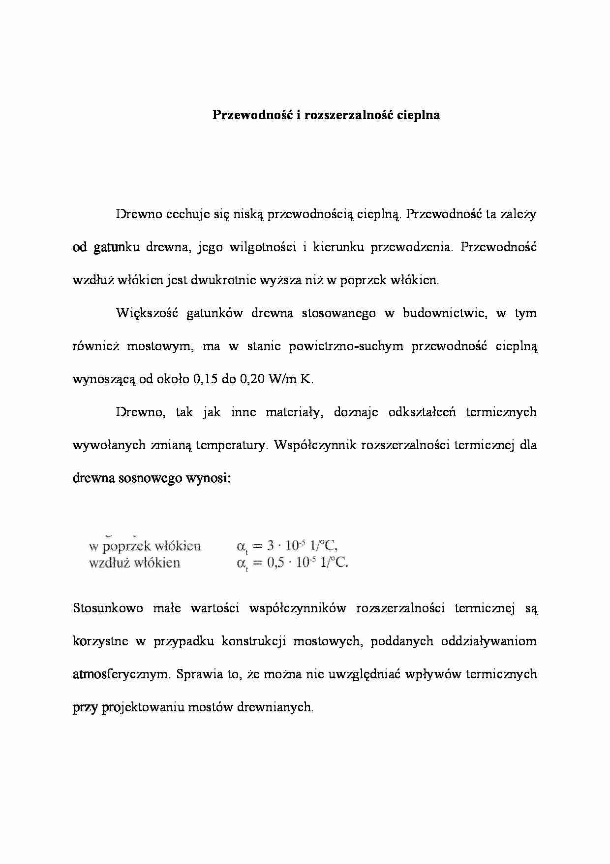 Przewodność i rozszerzalność cieplna - strona 1