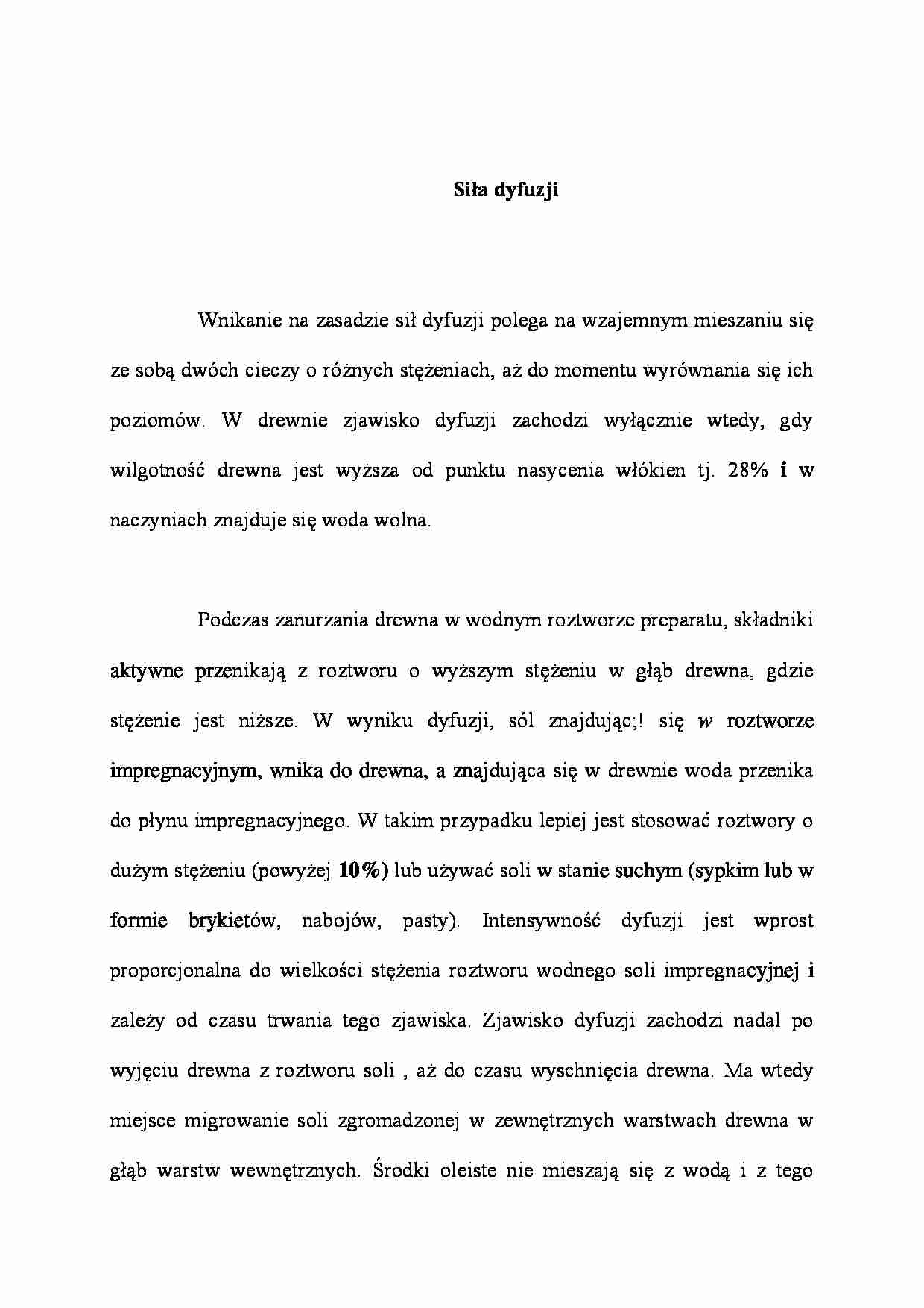Siła dyfuzji - wykład - strona 1
