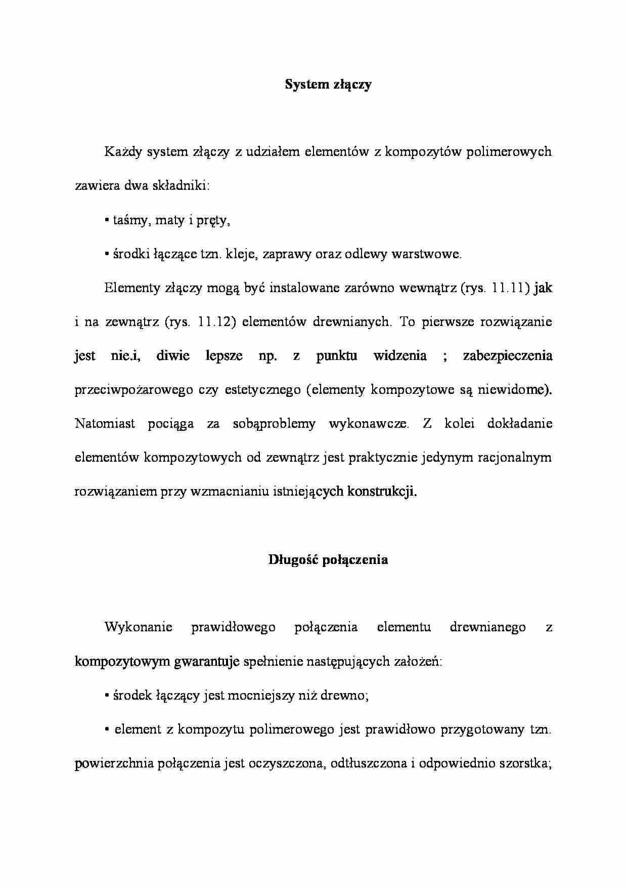 System złączy - wykład - strona 1