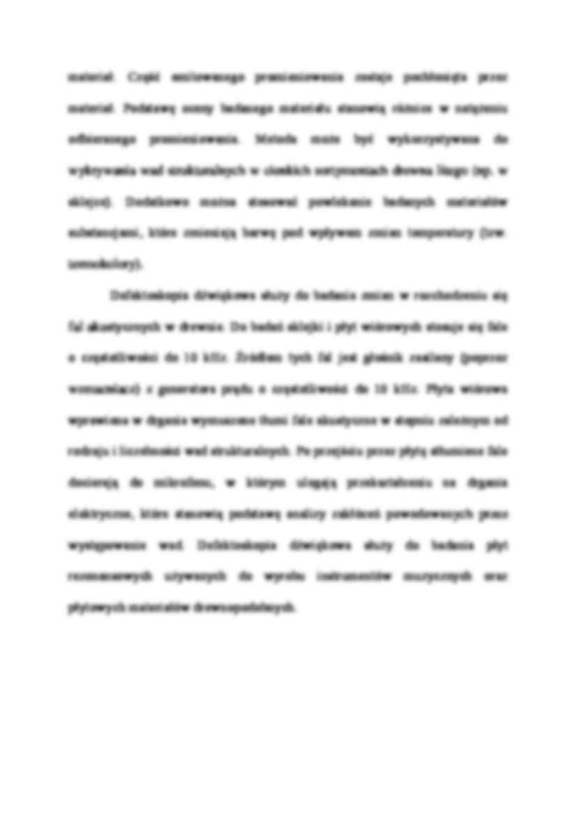 Tradycyjne metody badań nieniszczących drewna - wykład - strona 2