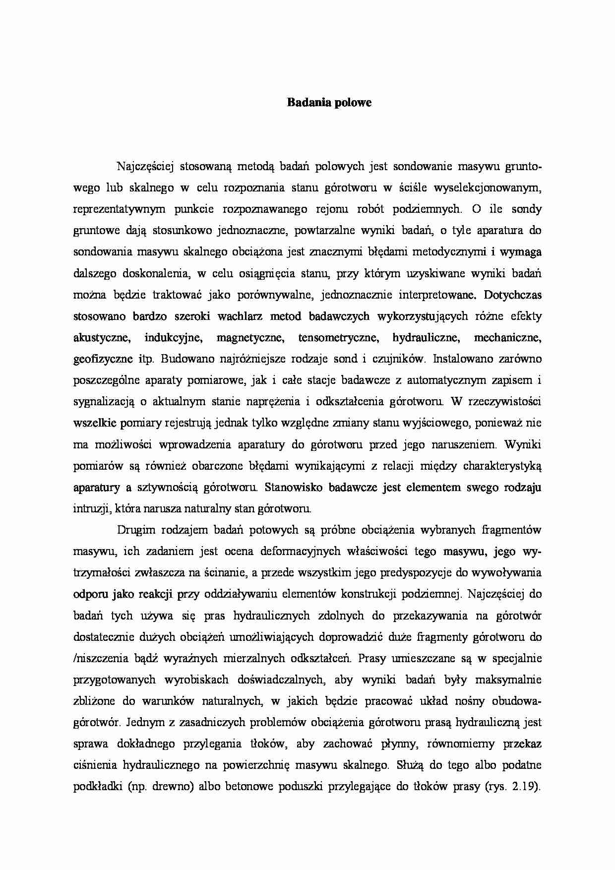 Badania polowe - strona 1