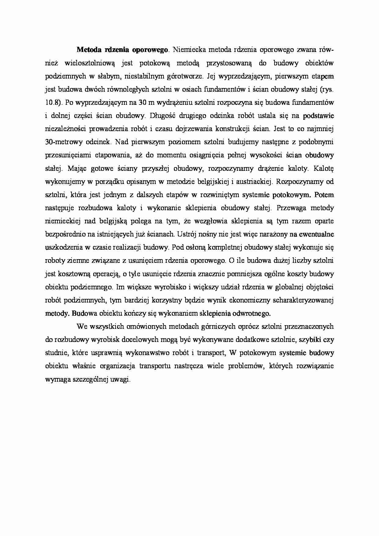 Metoda rdzenia oporowego - strona 1