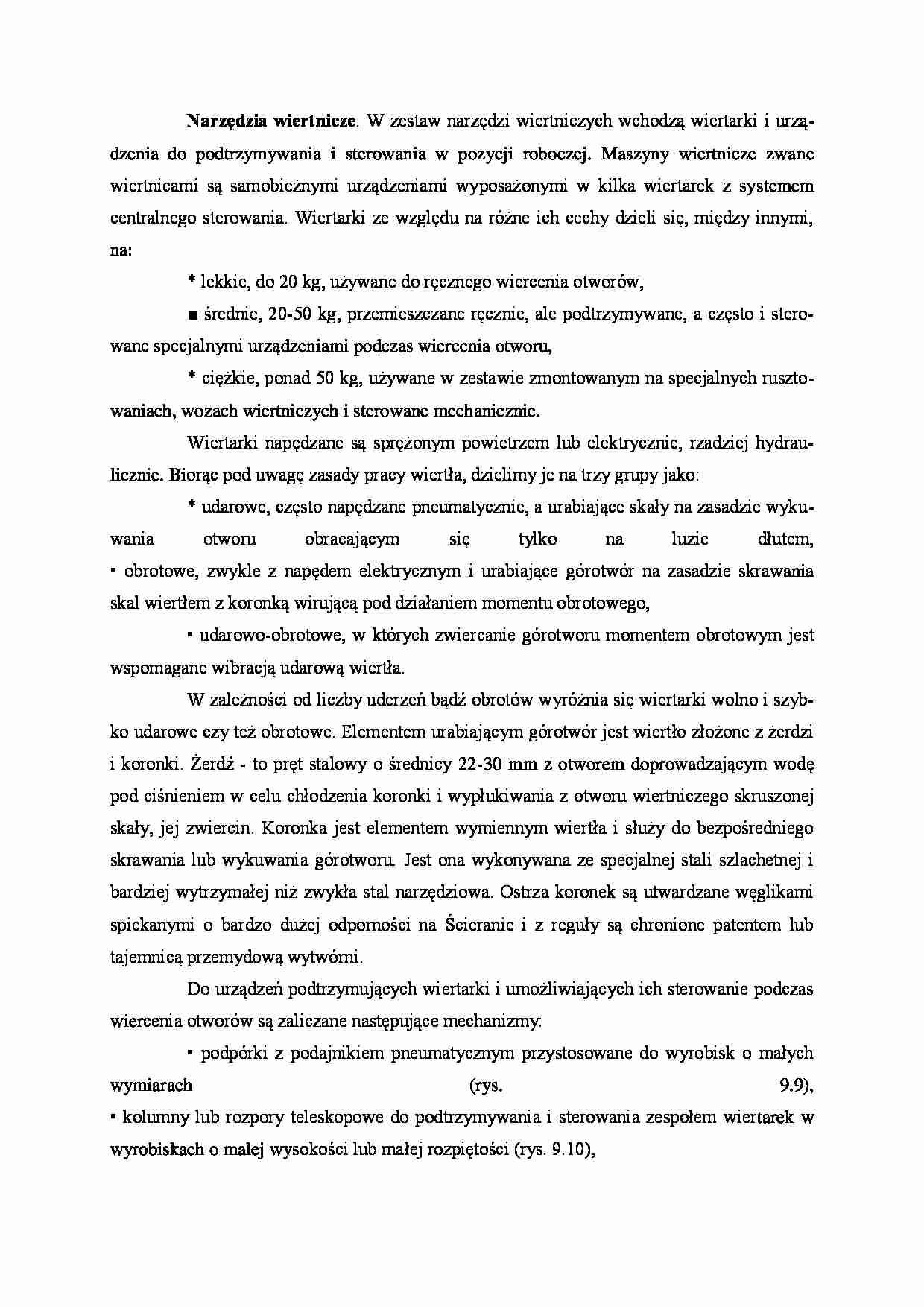 Narzędzia wiertnicze - strona 1