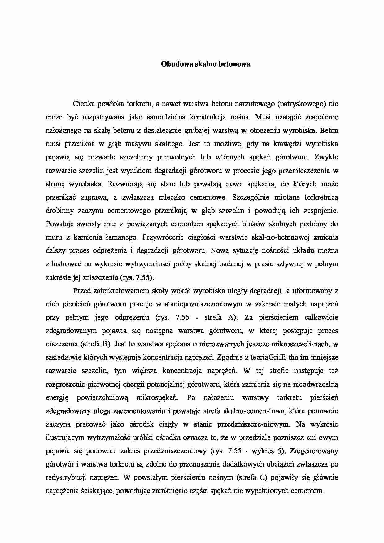 Obudowa skalno betonowa - strona 1