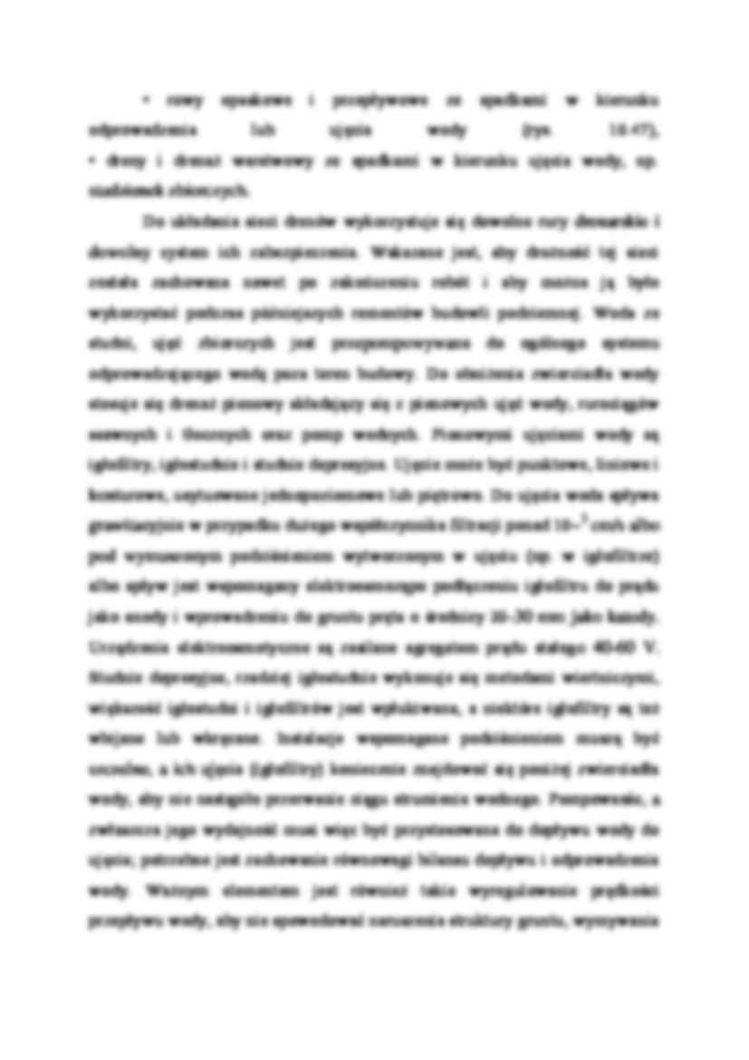 Odwodnienie wykopów i wyrobisk podziemnych - strona 2
