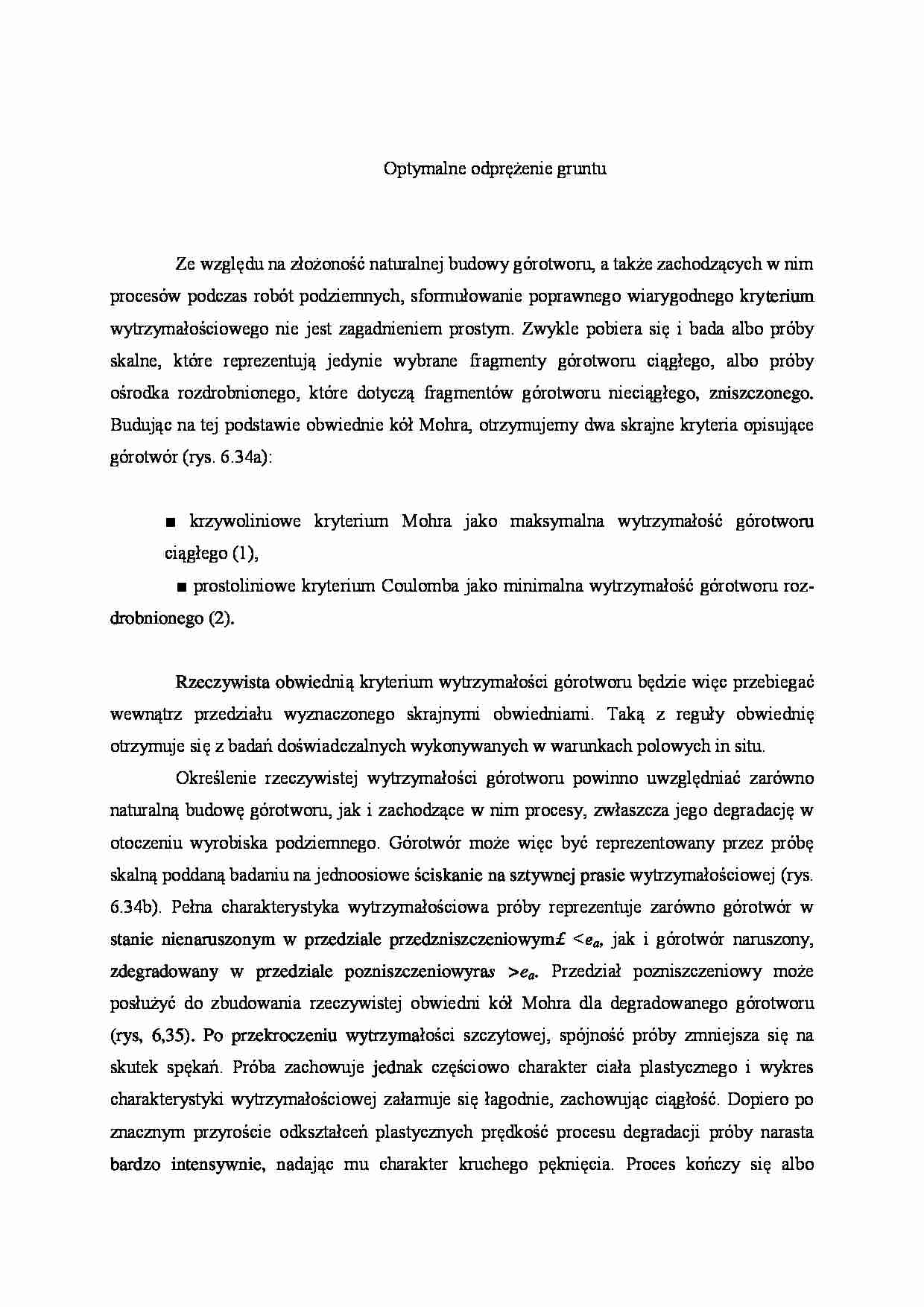 Optymalne odprężenie gruntu - strona 1