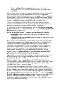 Ewolucjonizm schematyczny wg Burszty