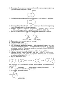 Pytania na egzamin - Stereochemia