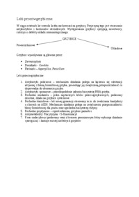 Leki przeciwgrzybiczne - wykład