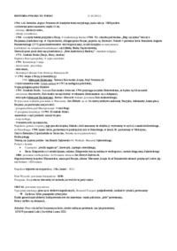 Stanisław August Poniatowski, rozbiory i powstania narodowe-opracowanie