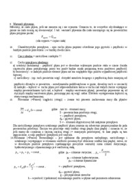 Mechanika płynów z wzorami