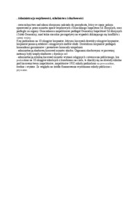  Administracja wojskowości, szkolnictwa i skarbowości