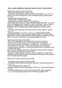 Sądy na ziemiach polskich pod okupacjami okupacjami latach II wojny swiatowej.